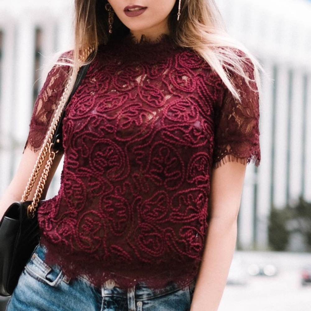 Zara lace top